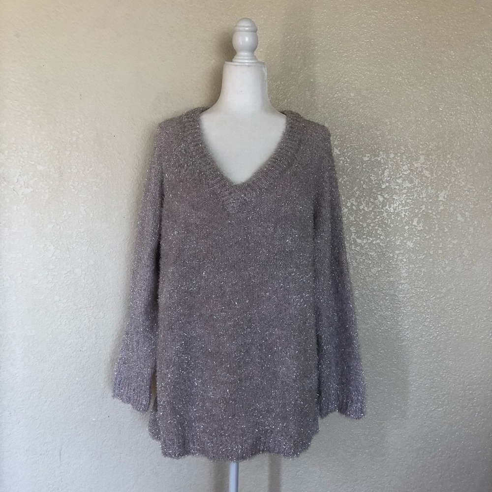 Lou & Grey Metallic Sweater
